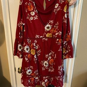 Floral Fall Boutique Dress